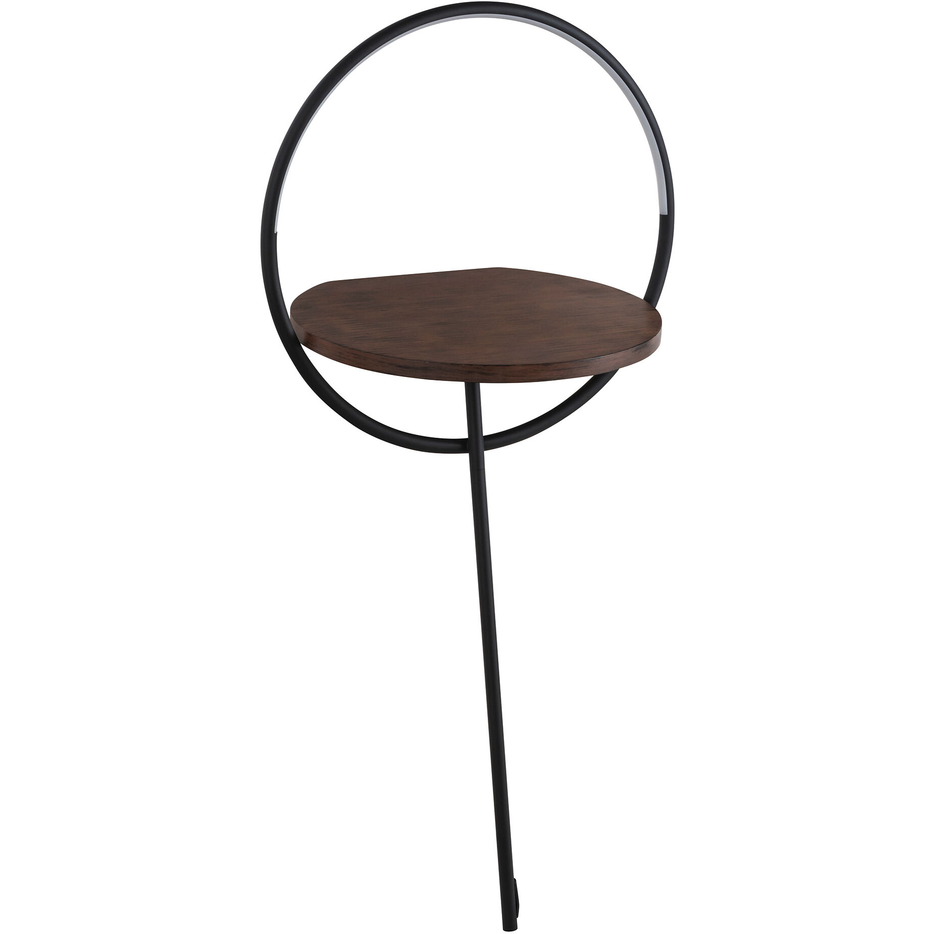 Maya 37.13 inch 14.00 watt Black/Walnut Floor Lamp Portable Light