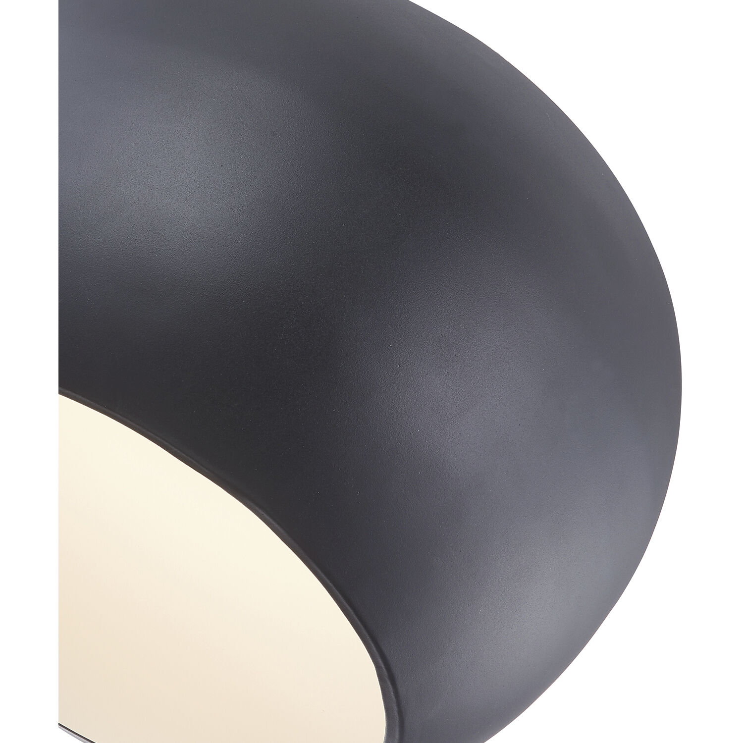 Croft LED 13.5 inch Black/White Flush Mount Ceiling Light