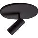 Downey LED 4.38 inch Black Semi-Flush Mount Ceiling Light