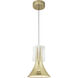 Floe Pendant Ceiling Light in Metallic Brass