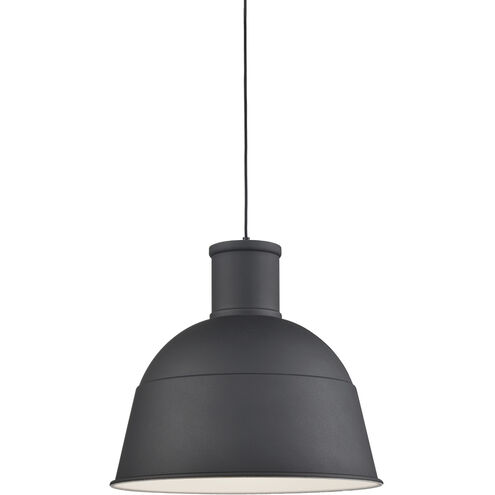 Irving 1 Light 15.75 inch Black Pendant Ceiling Light