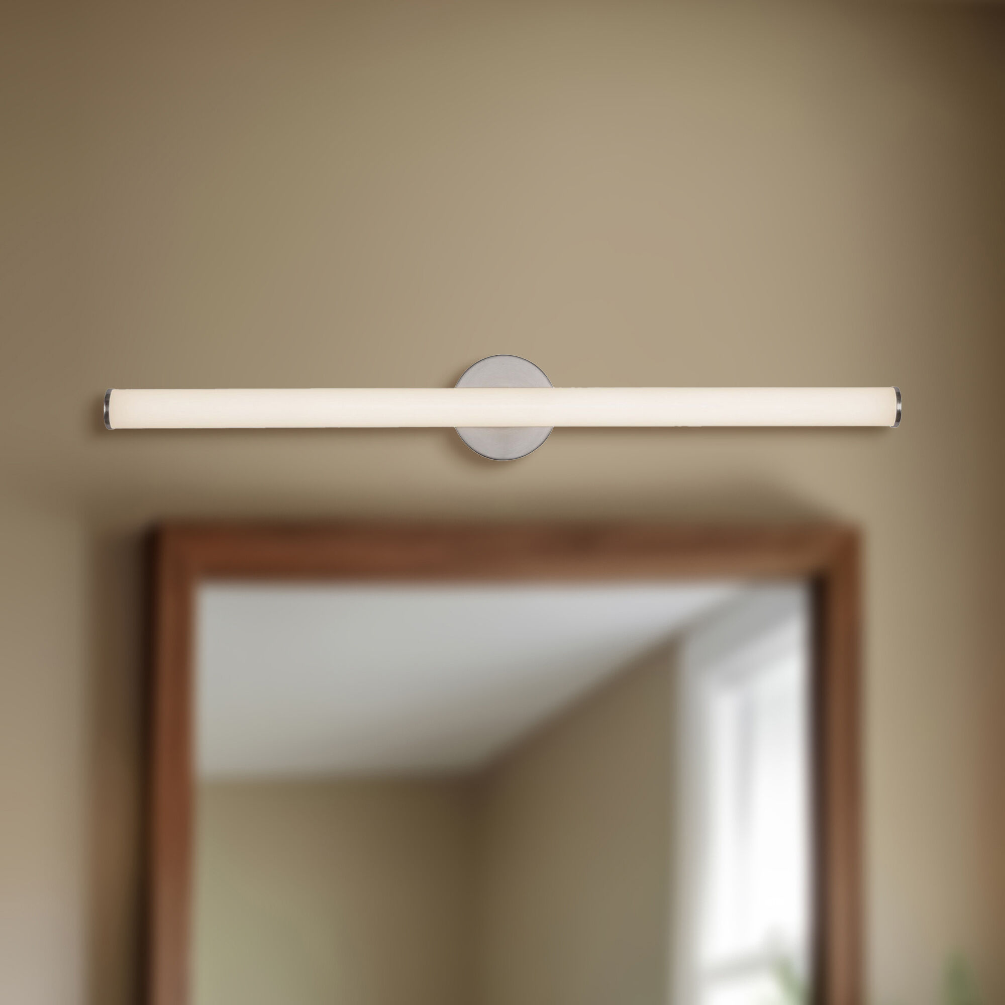 Tectra 1.88 inch Brushed Nickel ADA Wall Sconce Wall Light