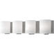 Bridgewater 4 Light 25.25 inch Brushed Nickel Bath Vanity Light Wall Light
