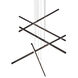 Vega LED 0.75 inch Black Multi Pendant Ceiling Light