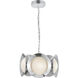 Cleo LED 16 inch Chrome Chandelier Ceiling Light
