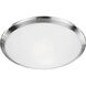 Malta 2 Light 15 inch Brushed Nickel Flush Mount Ceiling Light