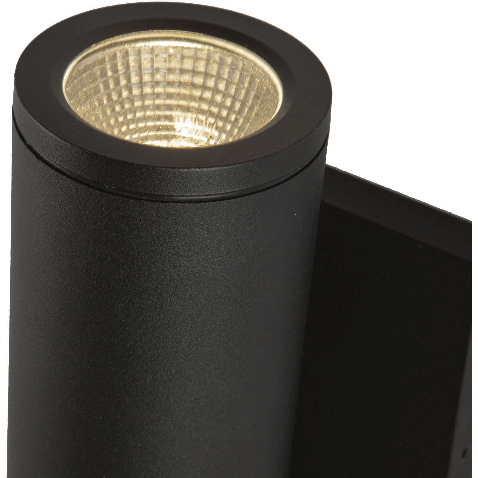 Nordic LED 8 inch Black Exterior Wall Light