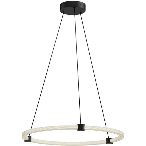 Bruni LED 24.5 inch Black Pendant Ceiling Light