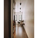 Nola 1 Light 3.63 inch Black Semi-Flush Mount Ceiling Light in Matte Opal Glass