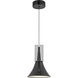 Floe Pendant Ceiling Light in Glossy Black