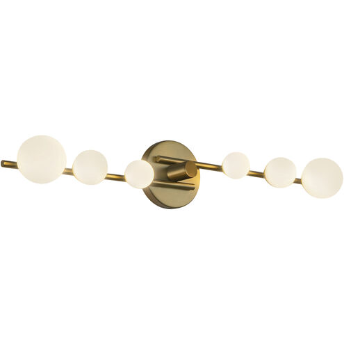 Juniper LED 28.63 inch Brushed Gold Bath Vanity Light Wall Light