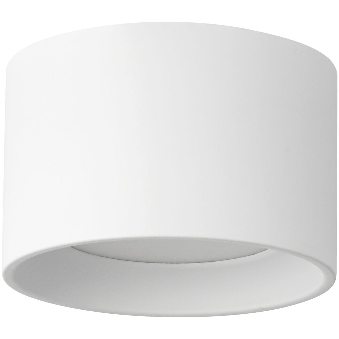 Uma 5.5 inch White Semi-Flush Mount Ceiling Light