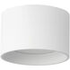 Uma 5.5 inch White Semi-Flush Mount Ceiling Light