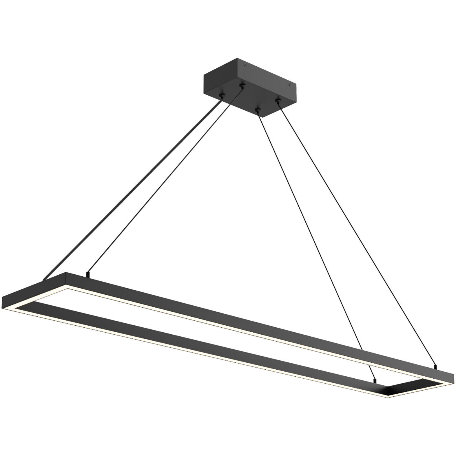Piazza Pendant Ceiling Light in Black
