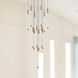 Motif LED 12.75 inch Brushed Gold Multi-Pendant Ceiling Light
