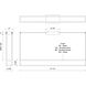 Plaza Linear Pendant Ceiling Light in Black