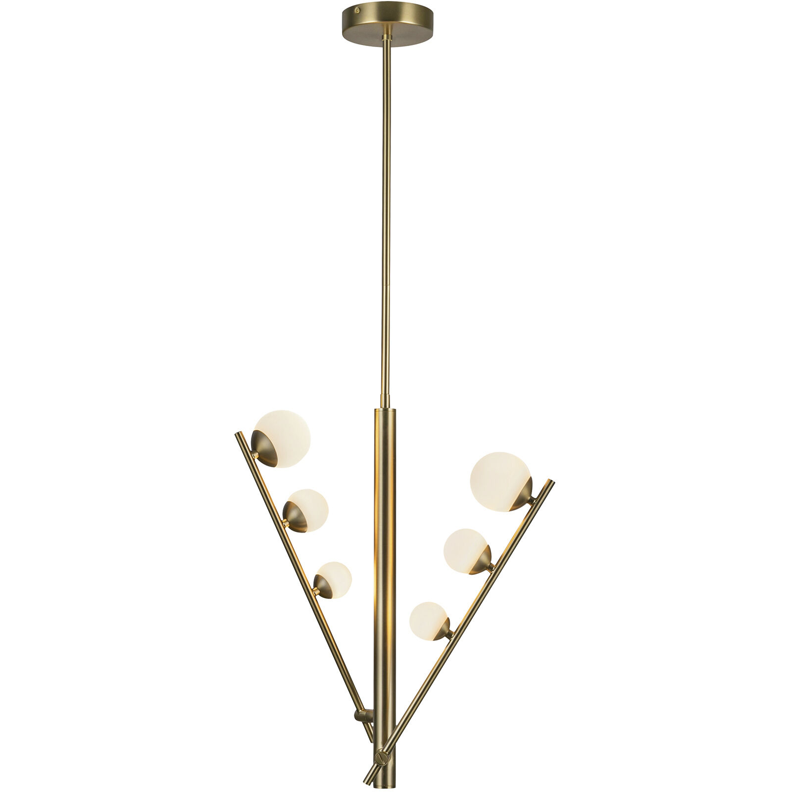 Cypress Pendant Ceiling Light in Brushed Gold