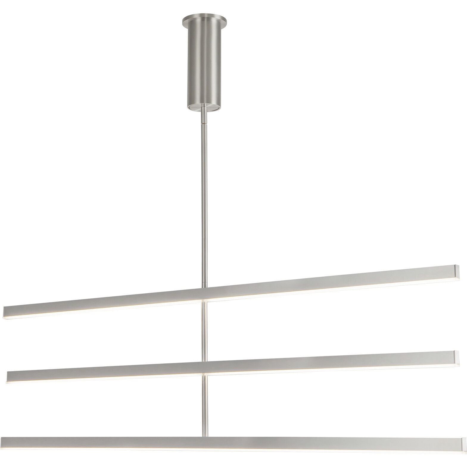 Vega LED 0.75 inch Brushed Nickel Chandelier Ceiling Light