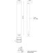 Evans 120-277 24 watt Black Exterior Bollard