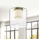 Birch LED 9.5 inch Brushed Gold Flush Mount Ceiling Light