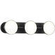 Novel LED 21.25 inch Black Bath Vanity Light Wall Light