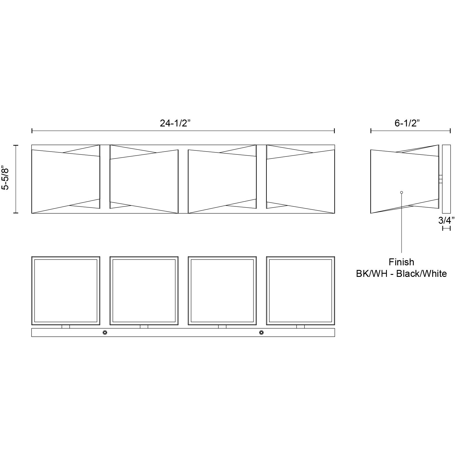 Cubix Vanity Light Wall Light