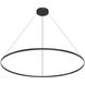 Cerchio LED 70.88 inch Black Pendant Ceiling Light