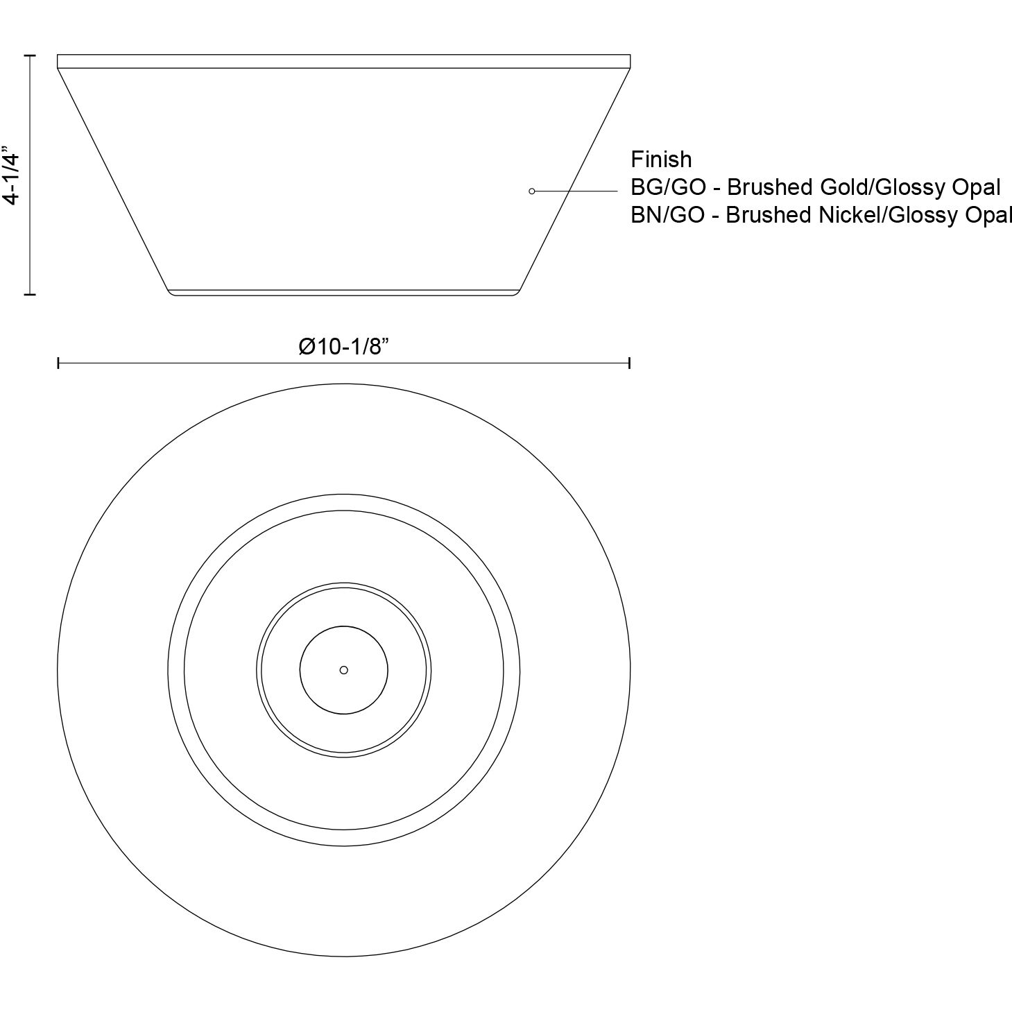 Holt LED 10.13 inch Brushed Gold/Glossy Opal Glass Flush Mount Ceiling Light