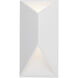 Indio LED 12 inch White Exterior Wall Sconce