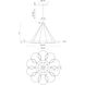 Maestro LED 32.25 inch Black and Gold Chandelier Ceiling Light