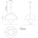 Bowery LED 14.13 inch Vintage Brass Pendant Ceiling Light