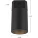 Lorna LED 4.38 inch White Concrete Ceiling Mount Ceiling Light