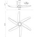 Coronado 59.63 inch Matte White Ceiling Fan