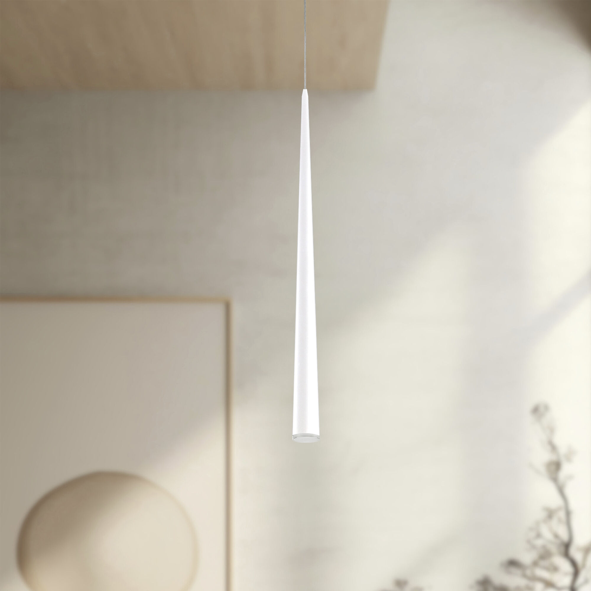 Mina Pendant Ceiling Light in White