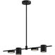 Jayden Linear Pendant Ceiling Light in Black