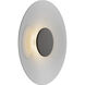 Cruz Wall Sconce Wall Light in Metal - Black and White, Spun Aluminum Shade
