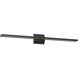Brio LED 36.5 inch Black Bath Vanity Light Wall Light