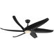 Coronado 59.63 inch Matte Black Ceiling Fan