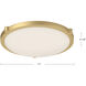 Floyd LED 17 inch Brushed Nickel Flush Mount Ceiling Light