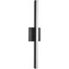 Vega LED 1 inch Black ADA Wall Sconce Wall Light