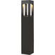 Sonoma 120-277V 24.00 watt Black Exterior Bollard