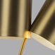 Keiko 18.5 inch 120 watt Brushed Gold Table Lamp Portable Light