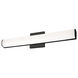 Longitude LED 20 inch Black Vanity Light Wall Light