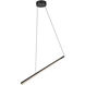 Lex LED 24.13 inch Urban Bronze Linear Pendant Ceiling Light
