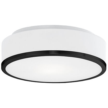 Charlie LED 11.5 inch Black Flush Mount Ceiling Light