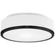 Charlie LED 11.5 inch Black Flush Mount Ceiling Light
