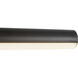 Slender 13 watt 18 inch Black Picture Light Wall Light