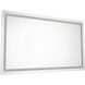 Seneca LED 60 inch Sandblasted Merc Edge Bath Vanity Light Wall Light