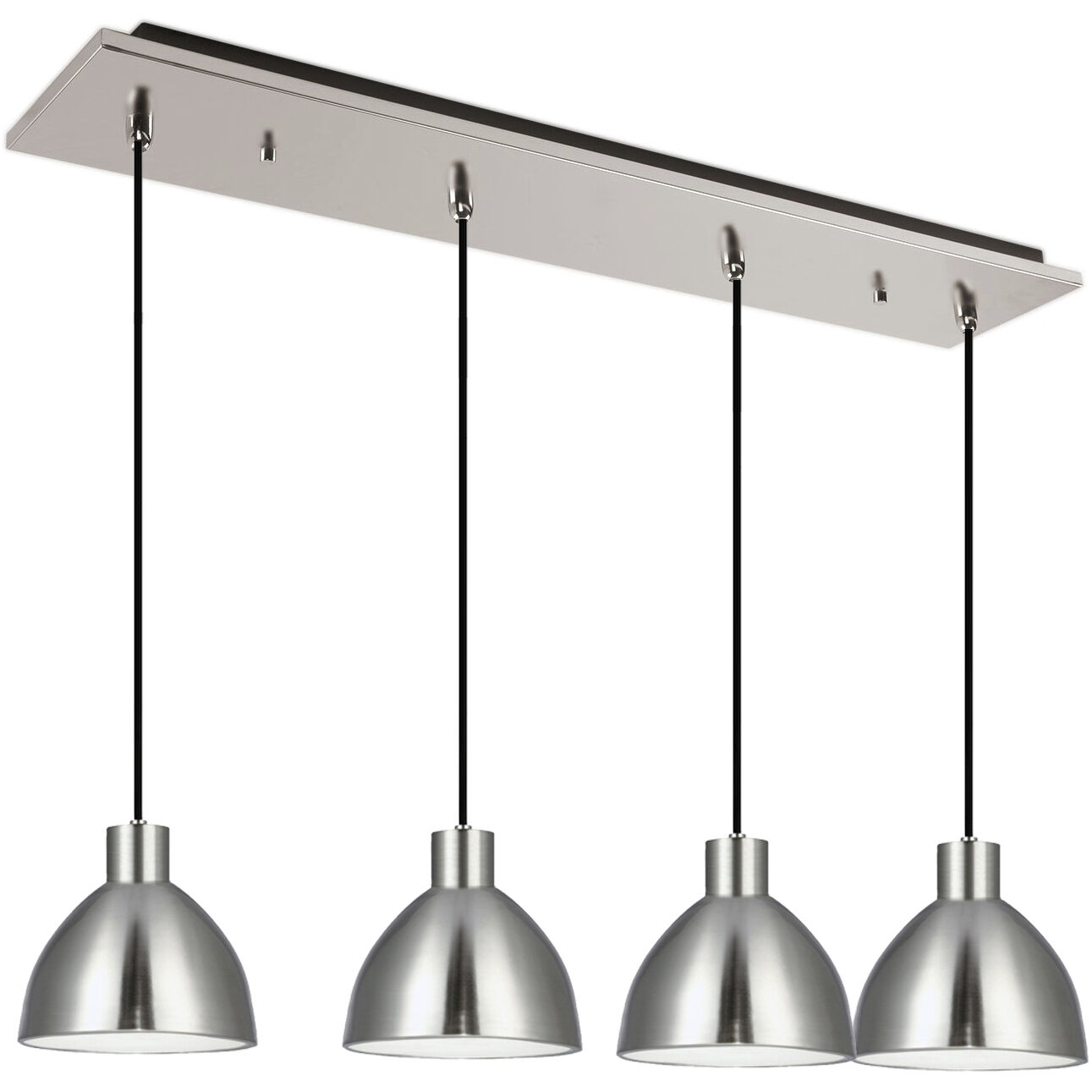 Chroma Multi Pendant Ceiling Light in Brushed Nickel