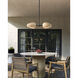 Lanai LED 7.38 inch Black Pendant Ceiling Light